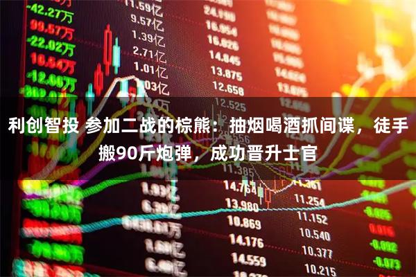 利创智投 参加二战的棕熊：抽烟喝酒抓间谍，徒手搬90斤炮弹，成功晋升士官