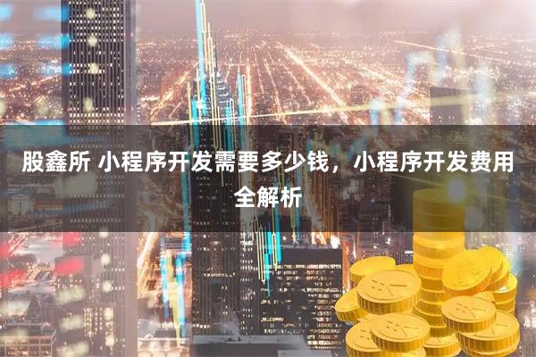 股鑫所 小程序开发需要多少钱，小程序开发费用全解析